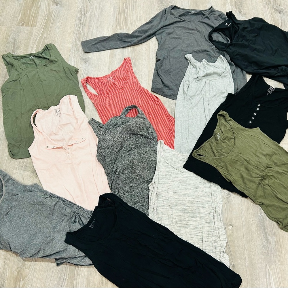 13 Piece Maternity Tops Bundle